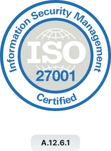 ISO 27001 Certified